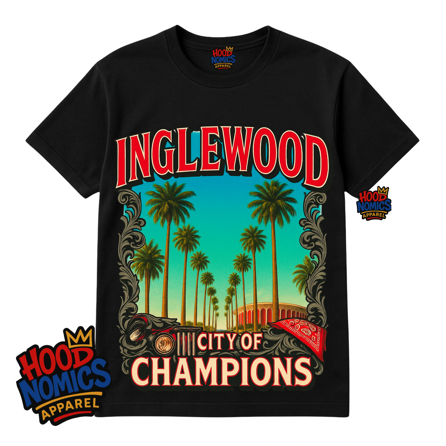 Inglewood: City of Champions Tee — Hoodnomics Apparel™