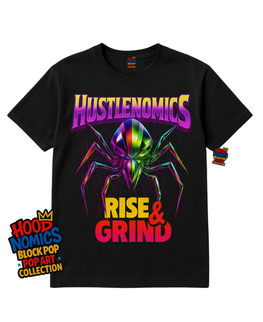 Hustlenomics™ – Rise & Grind
from the Hoodnomics Block Pop Art Collection™