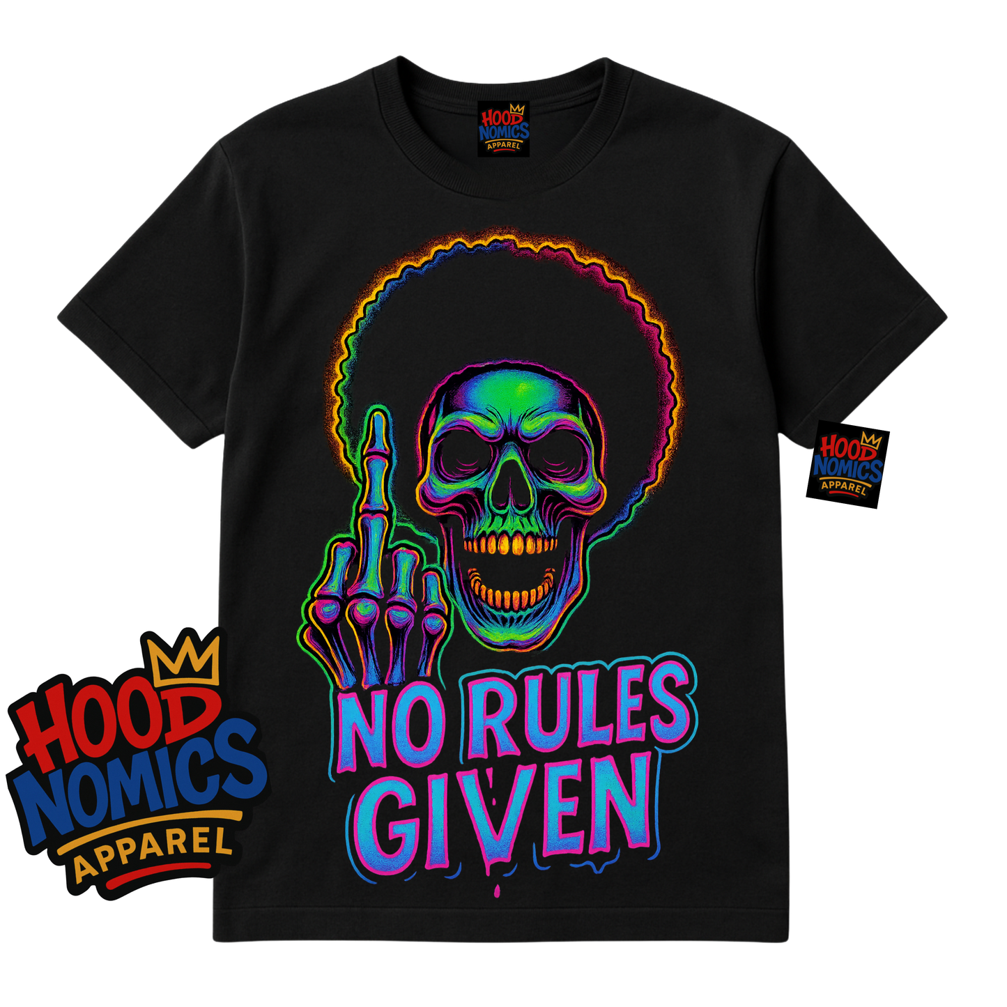No Rules Given™ Tee– Hoodnomics Apparel Exclusive