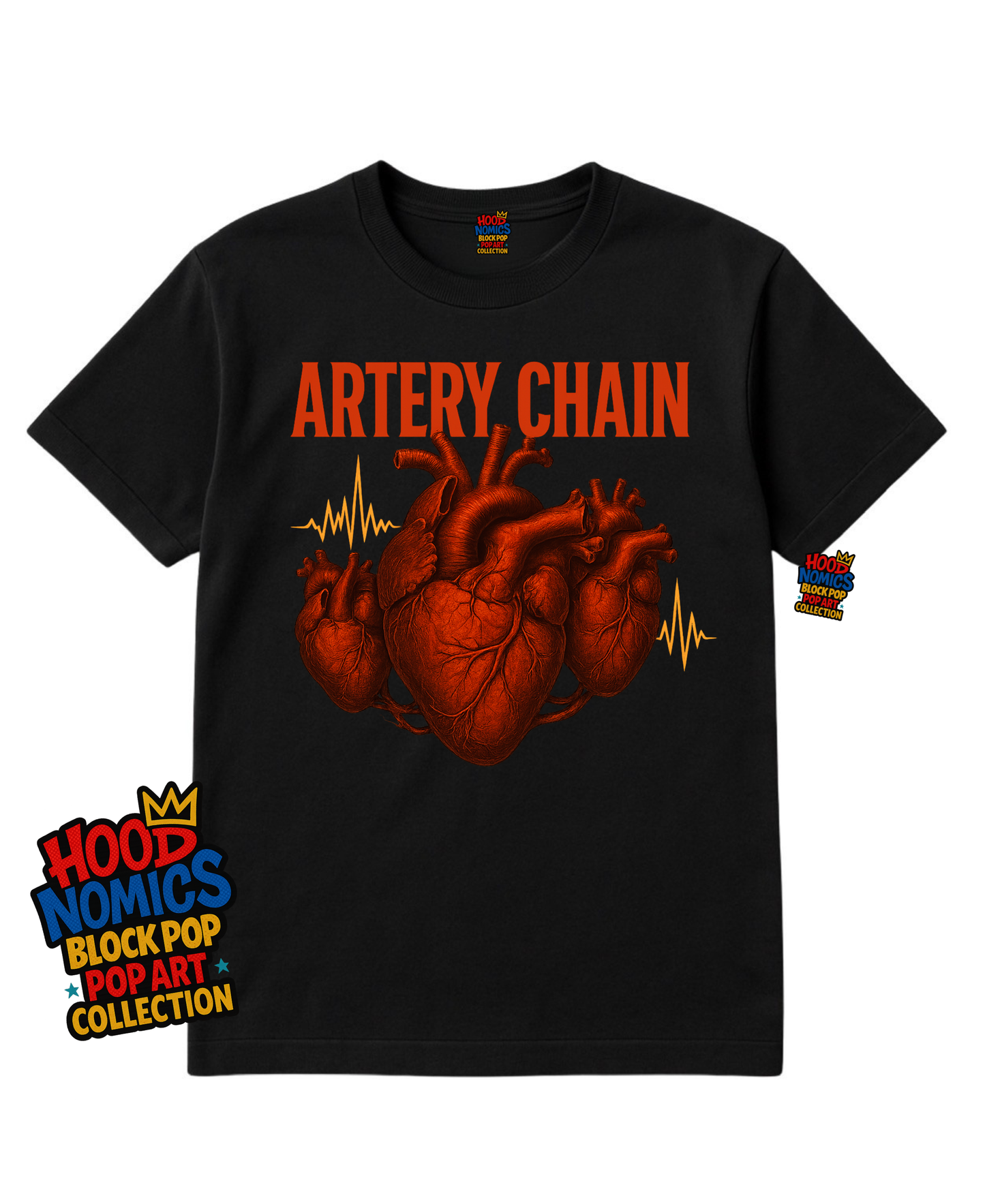 Artery Chain™ – Block Pop Collection
by Hoodnomics Apparel™