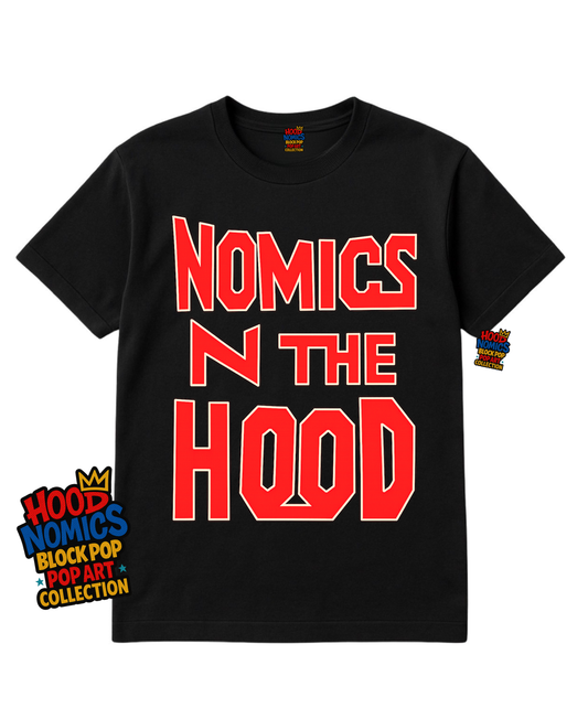 Nomics N The Hood Tee — Block Pop Edition