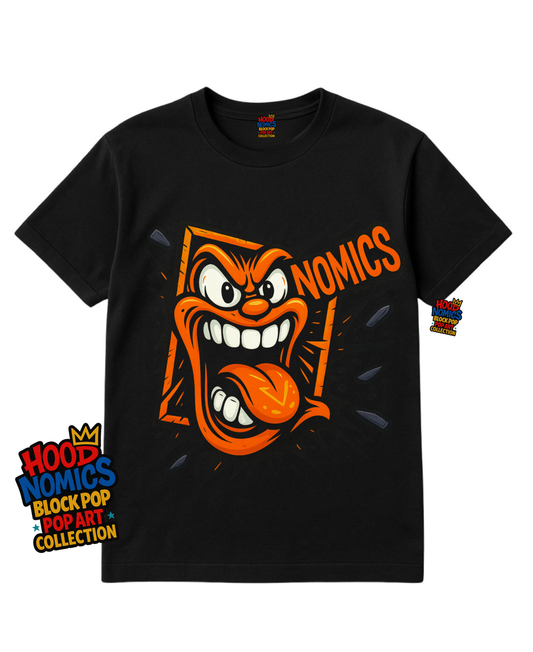 Nomics Blockhead Tee- Hoodnomics Apparel