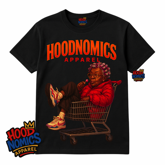 Hoodnomics Grandma Tee — “Rollin’ Since Day One” Edition-Hoodnomics Apparel