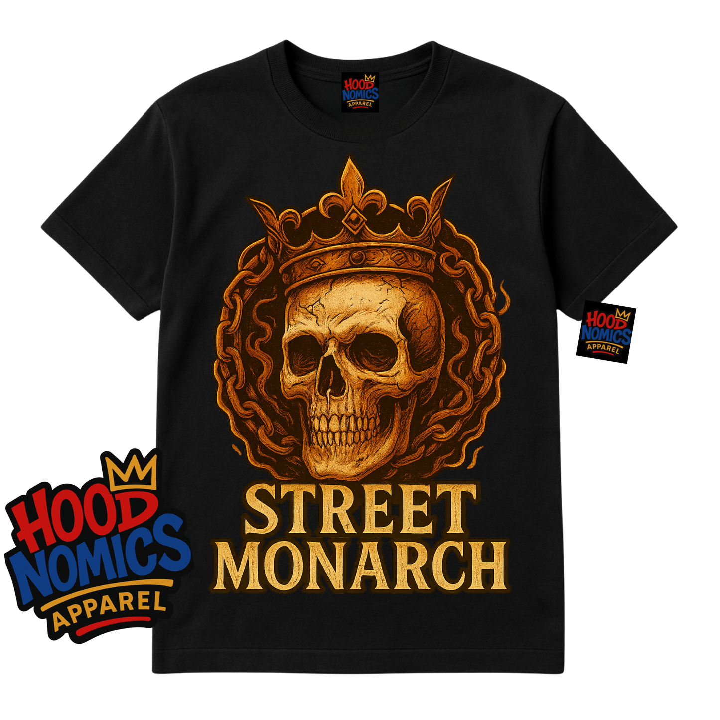 Street Monarch™ – Hoodnomics Apparel™ Tee
