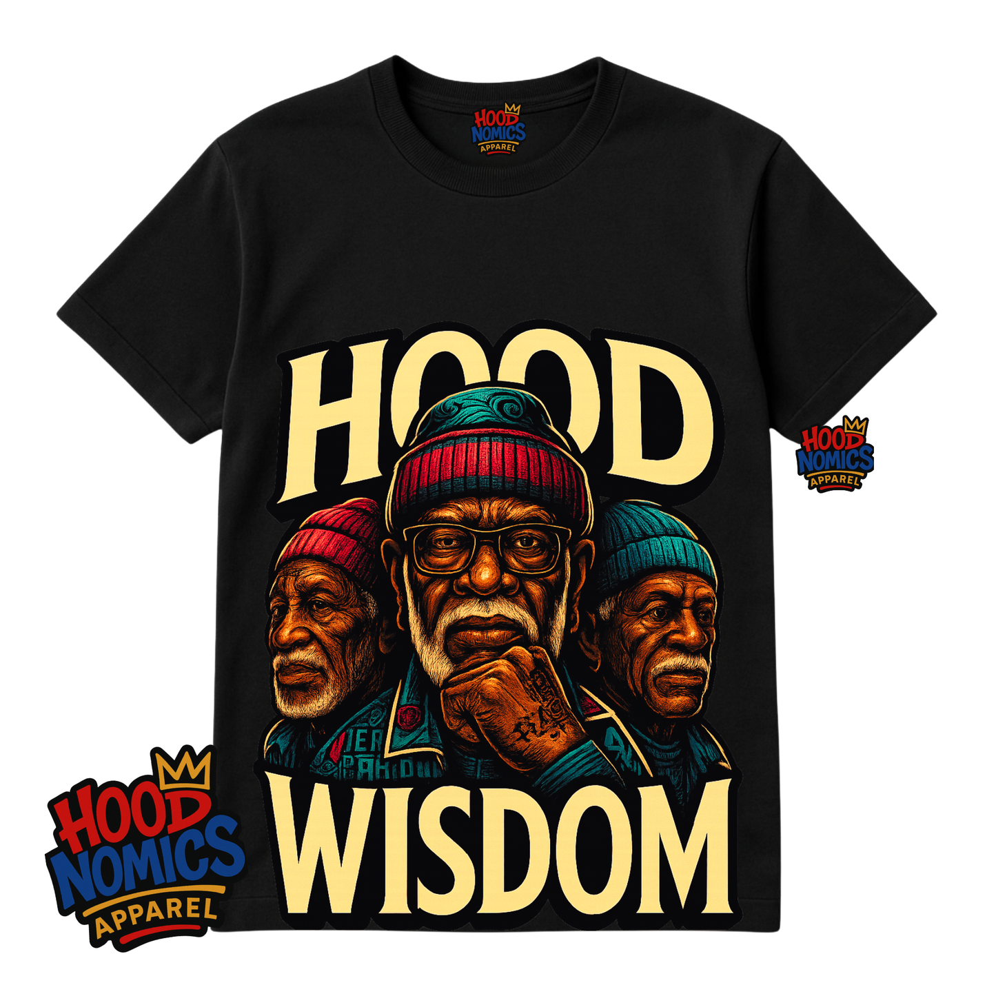Hood Wisdom Tee Legacy Line Edition- Hoodnomics Apparel